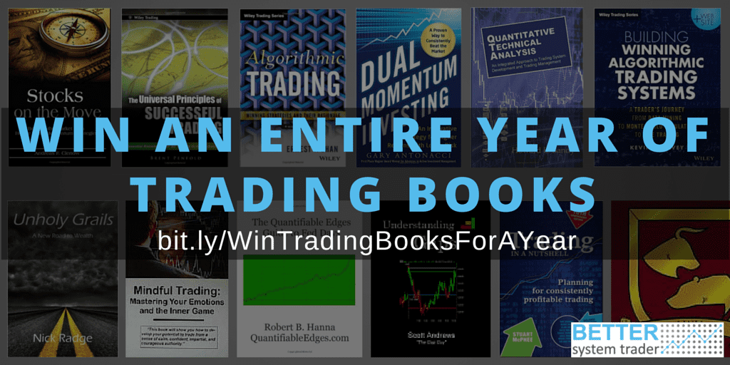 Win an entire year of trading books
